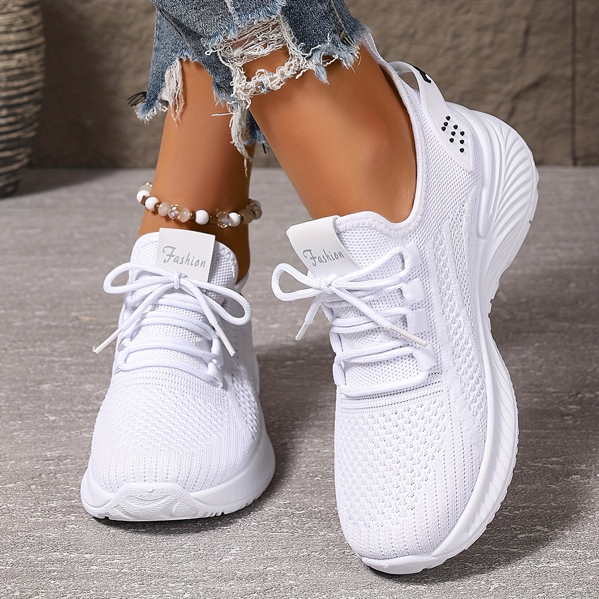 Zapatillas Blancas Zapatos Skechers Mujer Verano Argentina