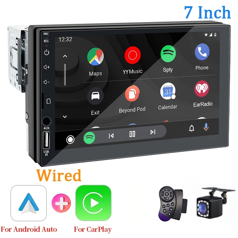   7 inch multimedia player with     auto car   din mp5 radio fm music player support for usb input autoradio without battery
