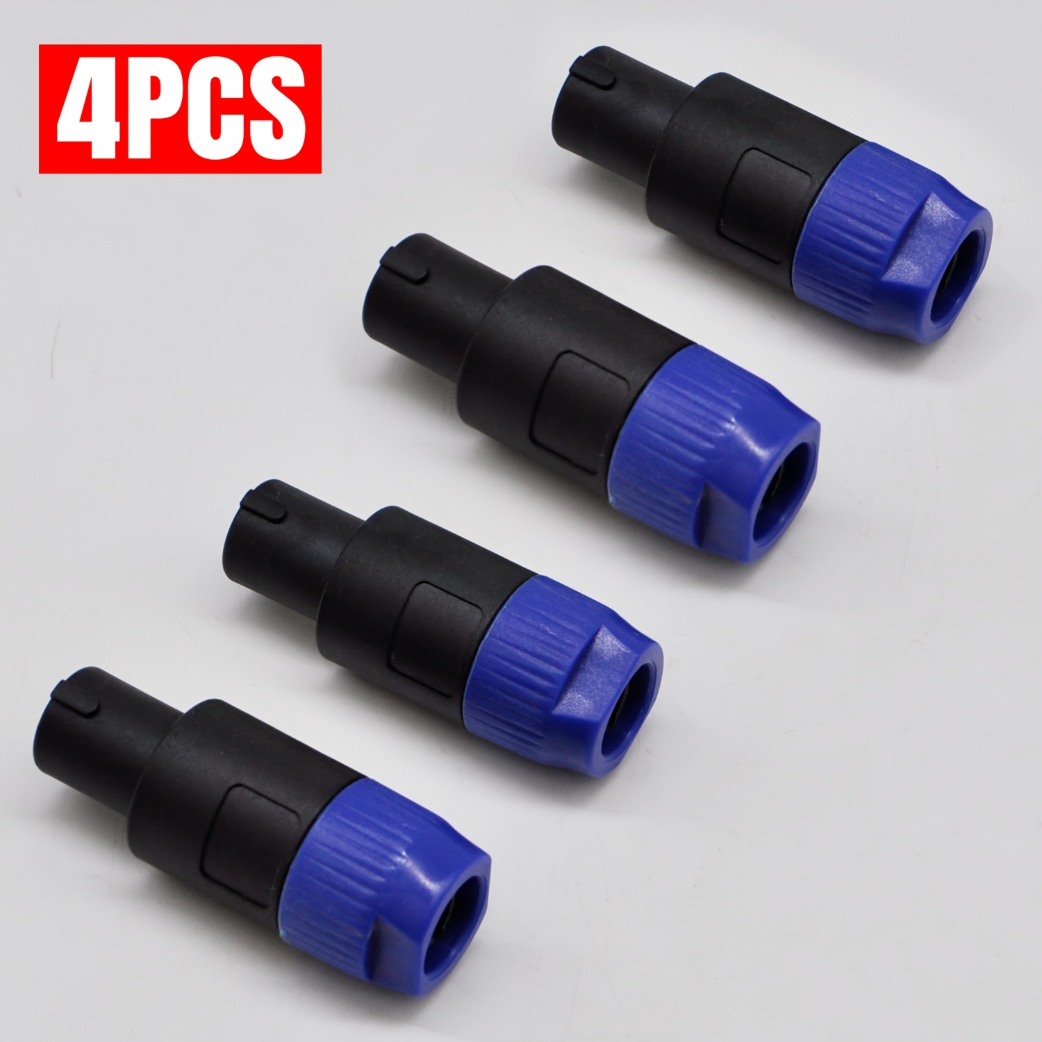 New Cable Adapter Connectors 2pcs/4pcs, 4-pole Twist Lock Audio Adapter, Durable For Nl2fc Nl4fc Nlt4x Nl4fx System