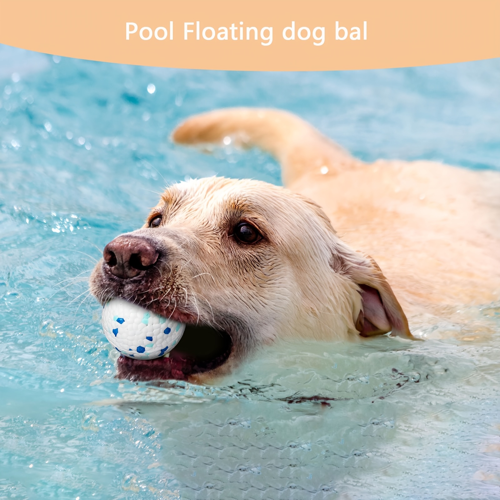 Dog Tennis Ball, Bite-Resistant Elastic Toy Ball