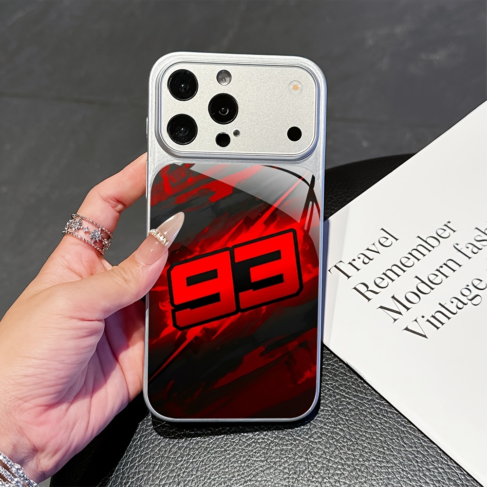 TEMU Phone Case: Marquezs Phone Case Suitable For Iphone 17 16e 16 15 14 13 12 11 Mini Pro Max Xr Xsmax 8 7 Plus Tempered Glass Back Cover