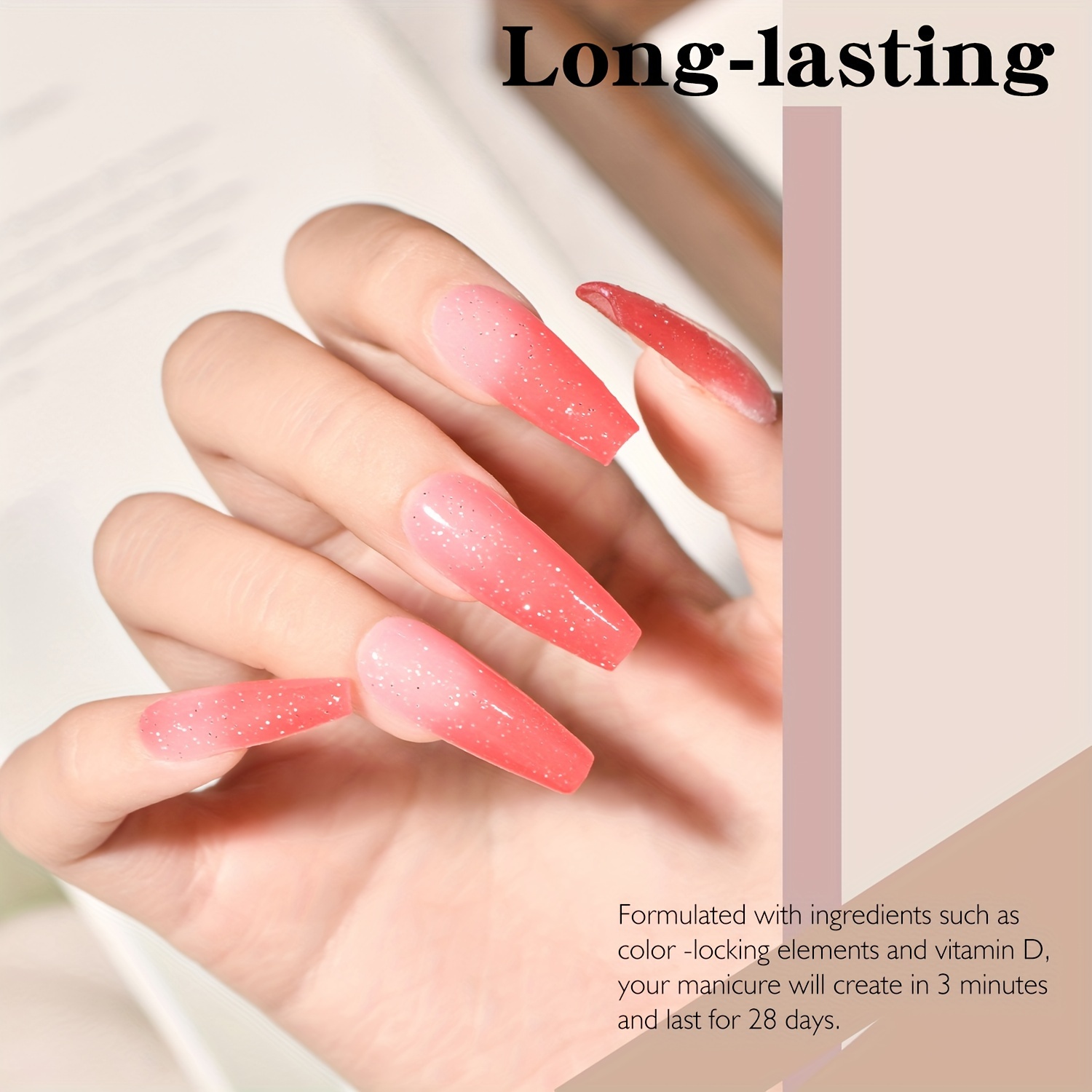 6 коробок/комплект набор для ногтей с готовой порошковой пудрой горячий розовый цвет ногтей финские цвета порошка для ногтей без нужды в лампе, как   гель-лака, гладкое и гладкое покрытие подробные сведения 6