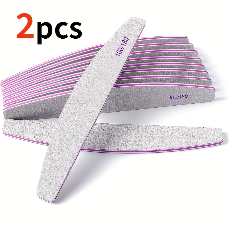 TEMU 2 lime per unghie, lime professionali per unghie, strumenti per lo styling delle unghie, strumenti per
