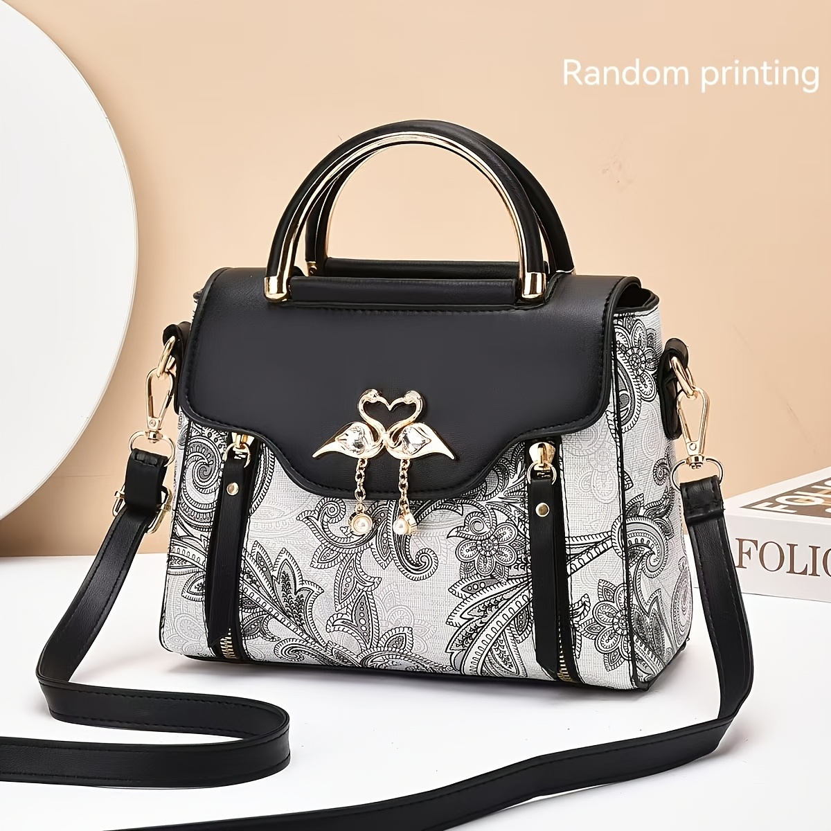 

New Small Square Bag, Fashionable Shoulder Bag With , Crossbody Bag, Fashionable And , , Elegant, Practical, Handbag With Texture, , Internet , Fashionable Women'