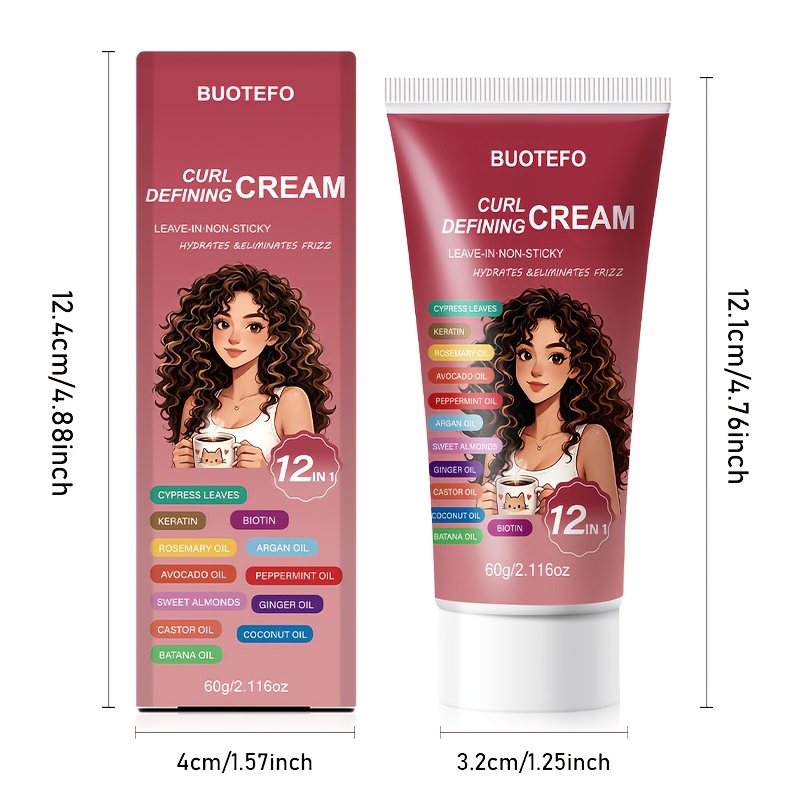 12-In-1 Moroccan Argan Oil Styling Cream, 2pcs Set