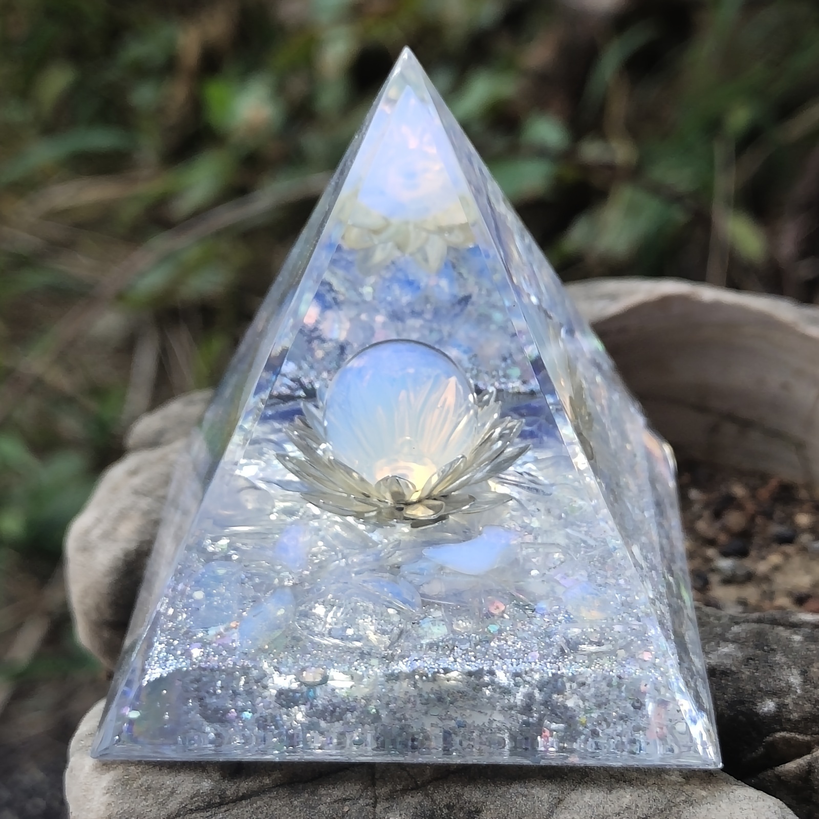 

For Lotus Symbol Pyramid,ideal Gift, Unscented Solid Form