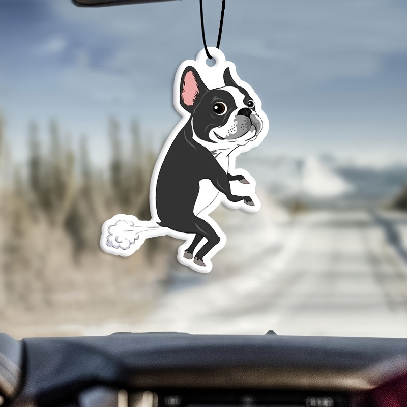 

Dog Farting Car Air Freshener - Car Mirror Hanging Fragrance Car Aromatherapy Tablet - Car Interior Decoration - Gifts For Friend/wife