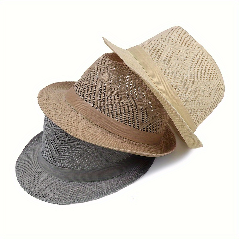 Packable Short Brim Rolled Tri layer Straw Hat Women Men - Temu