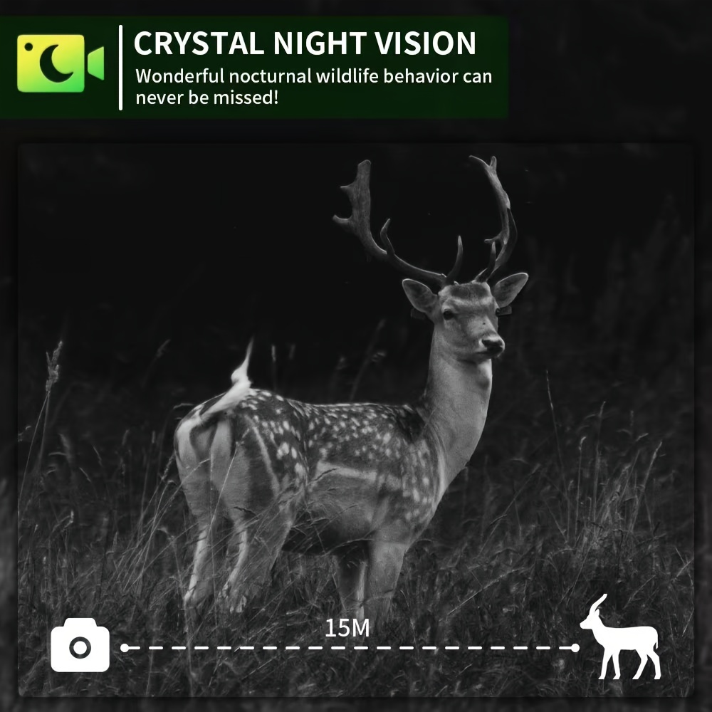 3pcs hunting cellular trail cameras with   solar game cameras mobile application access   motion activated 0 2s   night vision suitable for   gardens pastures halloween and christmas gifts Product details 7