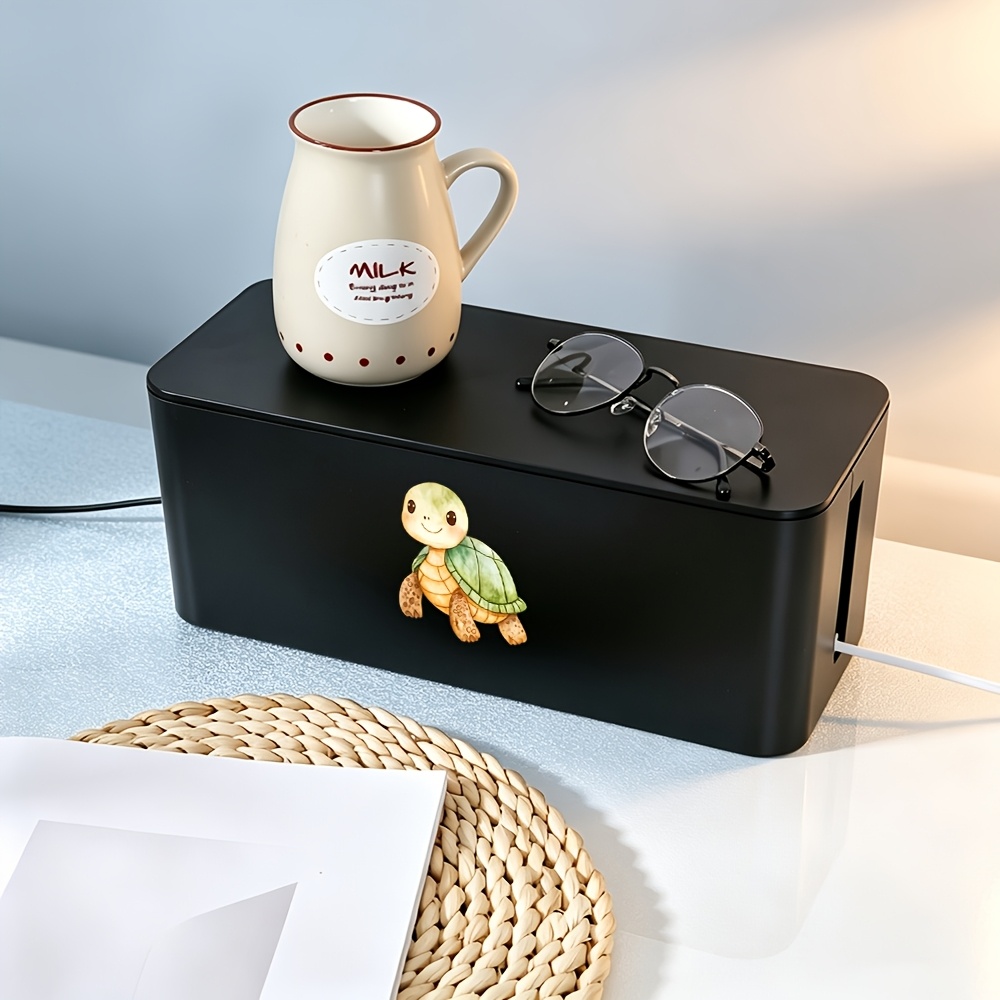 Stable Placement Power Storage Box with Turtle Design