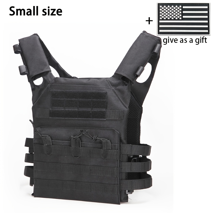 Slightly Smaller In Size, Suitable For Slim-fit Users. Lightweight Outdoor Sports Vest With An American Flag Emblem. Expandable Gear Sports Vest