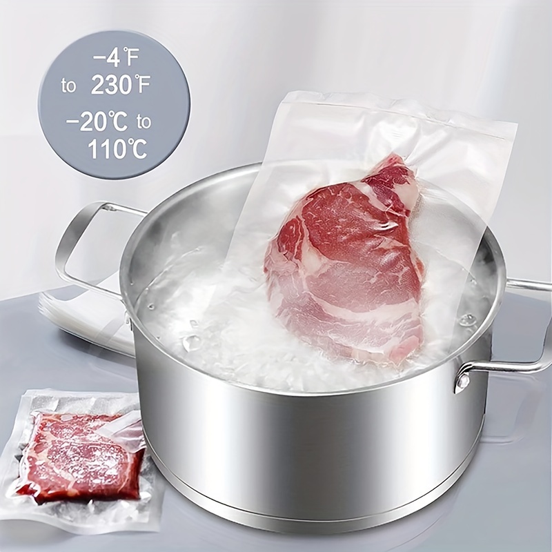 vacuum sealer storage bags for food preservation keep meat steak more fresh ideal for sous vide cooking kitchen essentials details 8