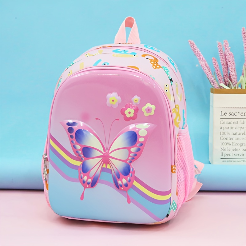 adorable lightweight small backpacks for girls reducing the burden on the spine cartoon girls hard shell waterproof backpacks details 3