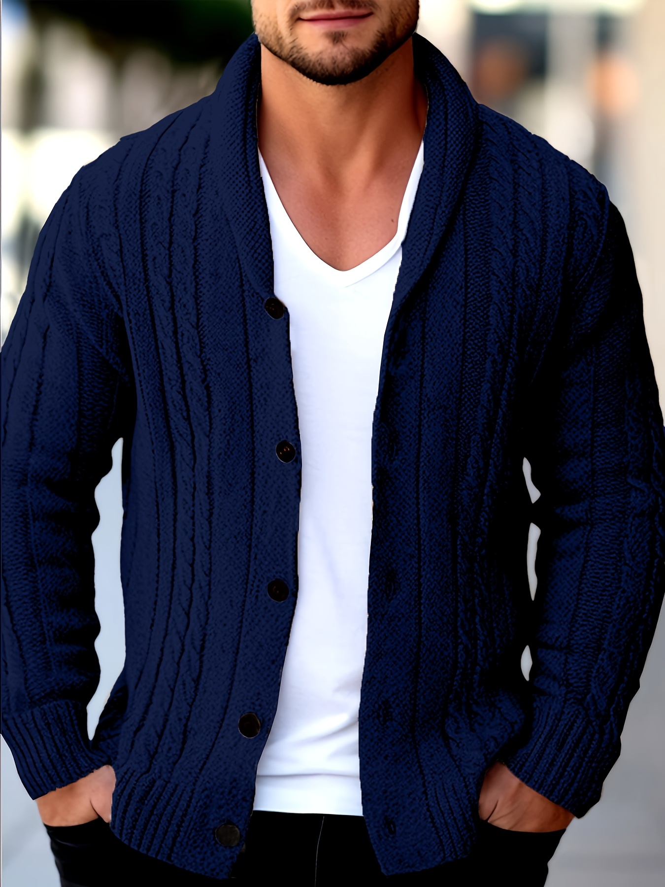 herren casual sport strickcardigan modischer strickpullover Temu