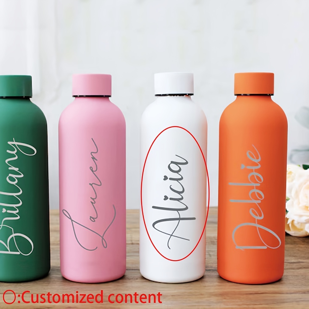 Personalized Stainless Steel Water Bottle