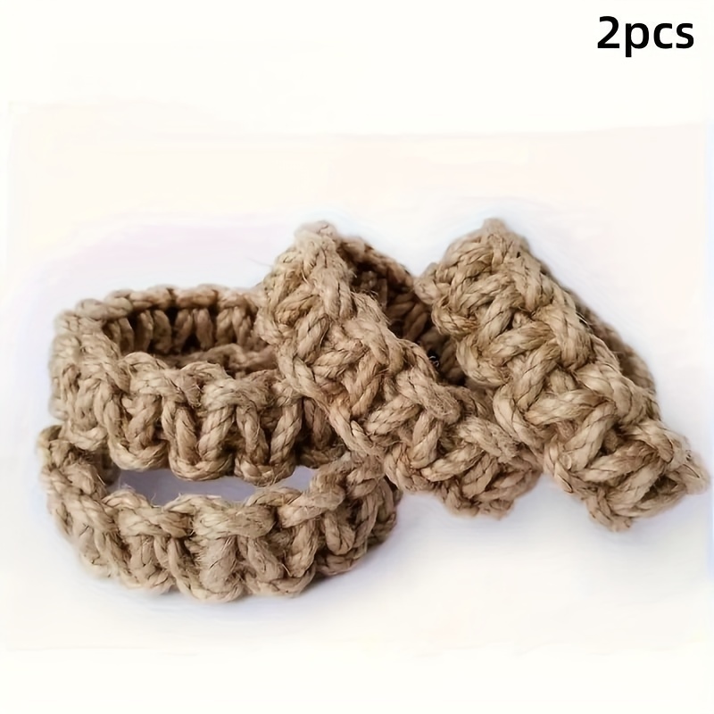 2pcs Curtain Tiebck, Curtain Tie Rope Braided Curtain Clip Curtain Holdback For Bedroom Living Room Home Decor
