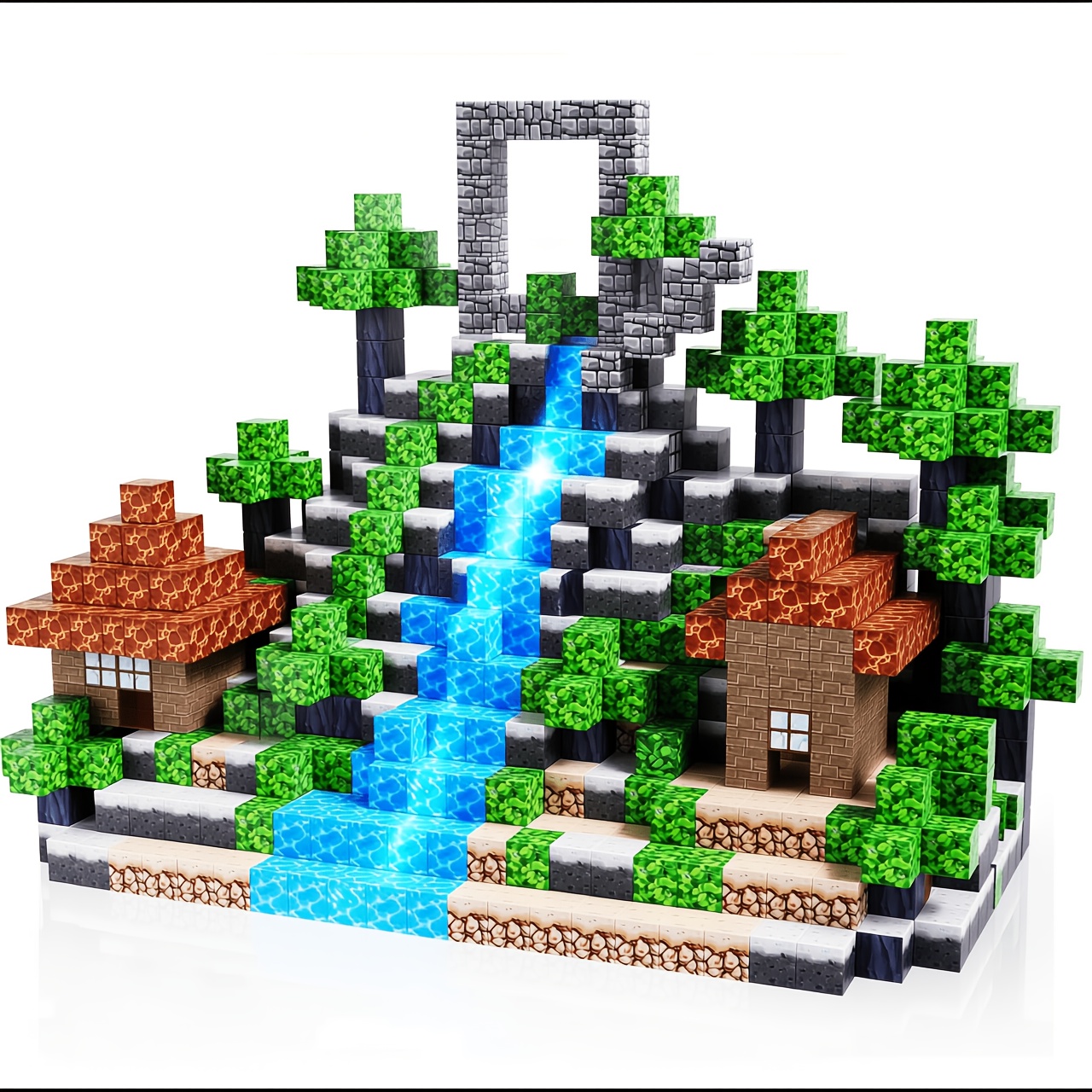 Magnetic Building Blocks for Ages 3-8, High Stability Toys