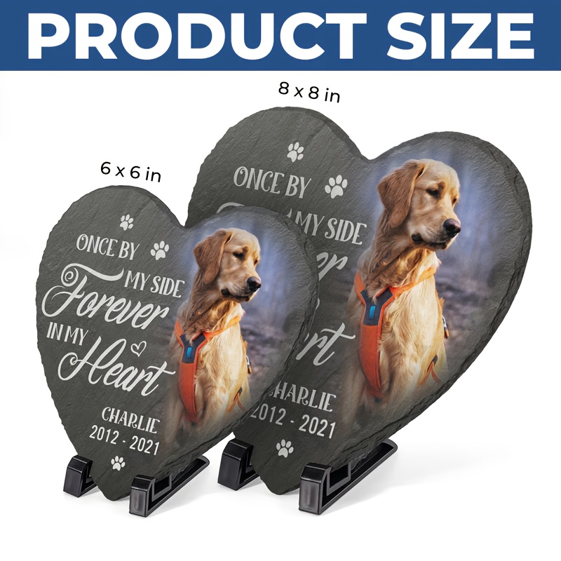 Custom Photo You Would Have Lived Forever - Memorial Personalized Custom Memorial Stone - Sympathy Gift, Gift for Pet Owners, Pet Lovers