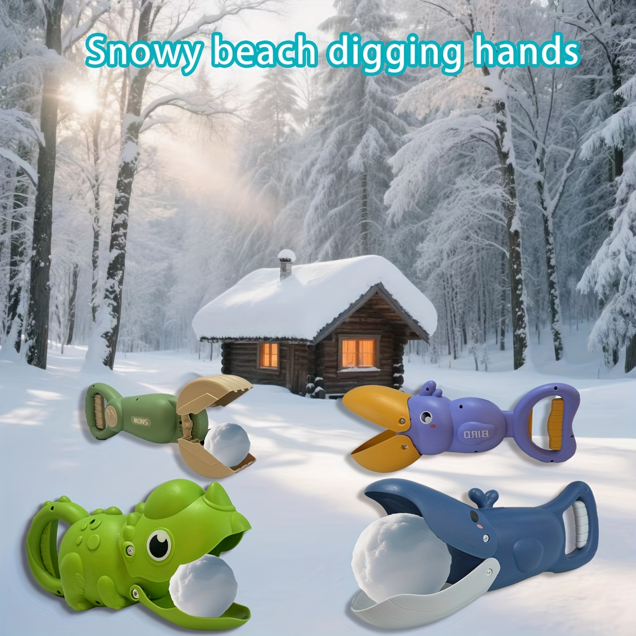Kids Dual Purpose Sand & Snow Shovel Toy