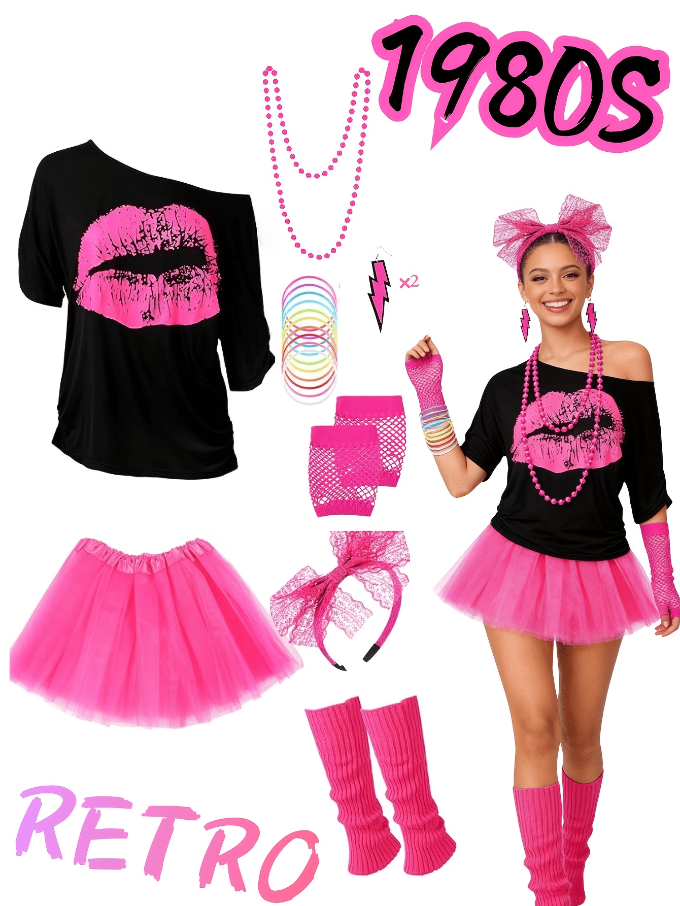 80s fancy dress ideas for ladies costumes sold on Temu United States no-returns:2026-08-11_2028-09-19