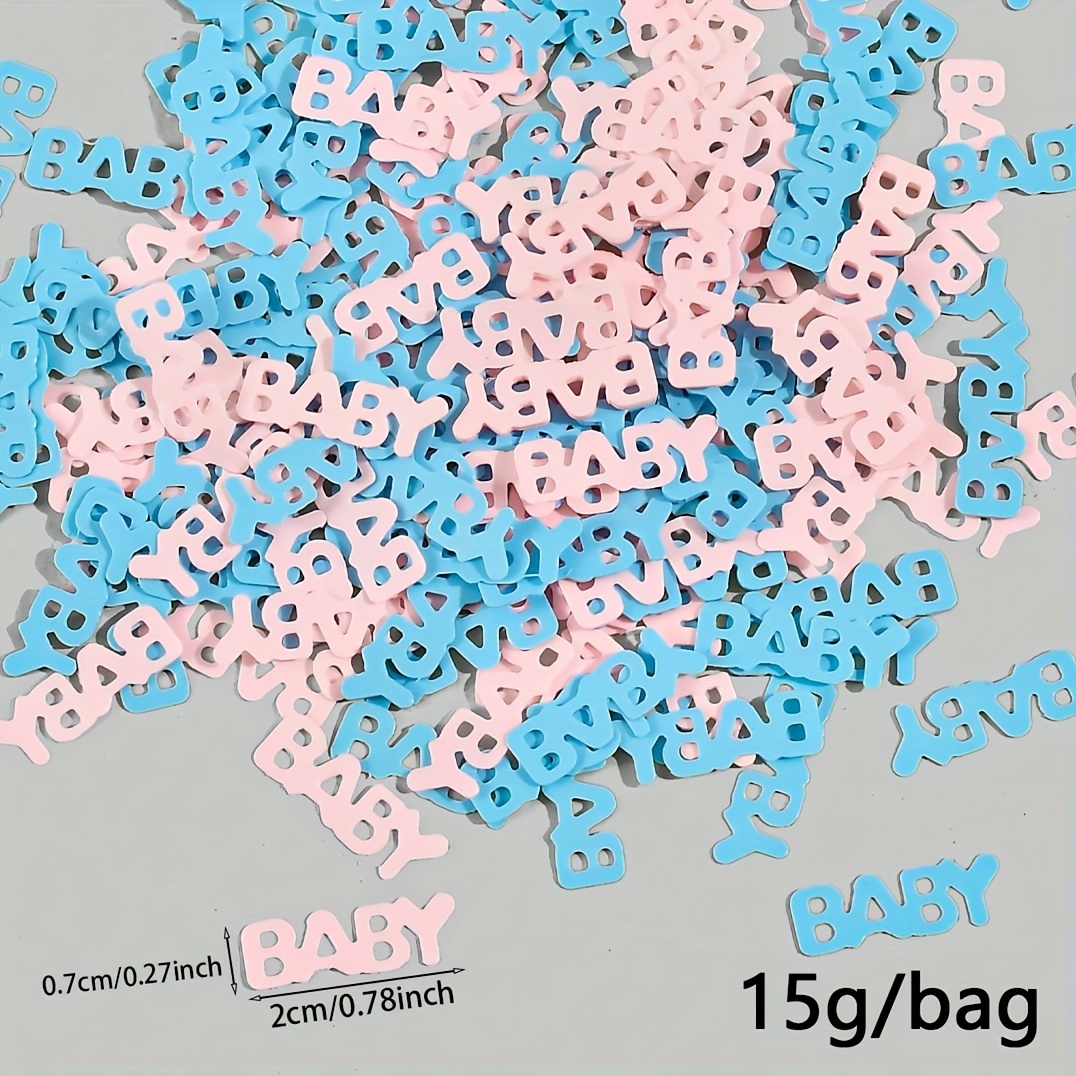 Image of Gender Reveal "" Desktop Decoration Confetti, Party Decorations, Shower