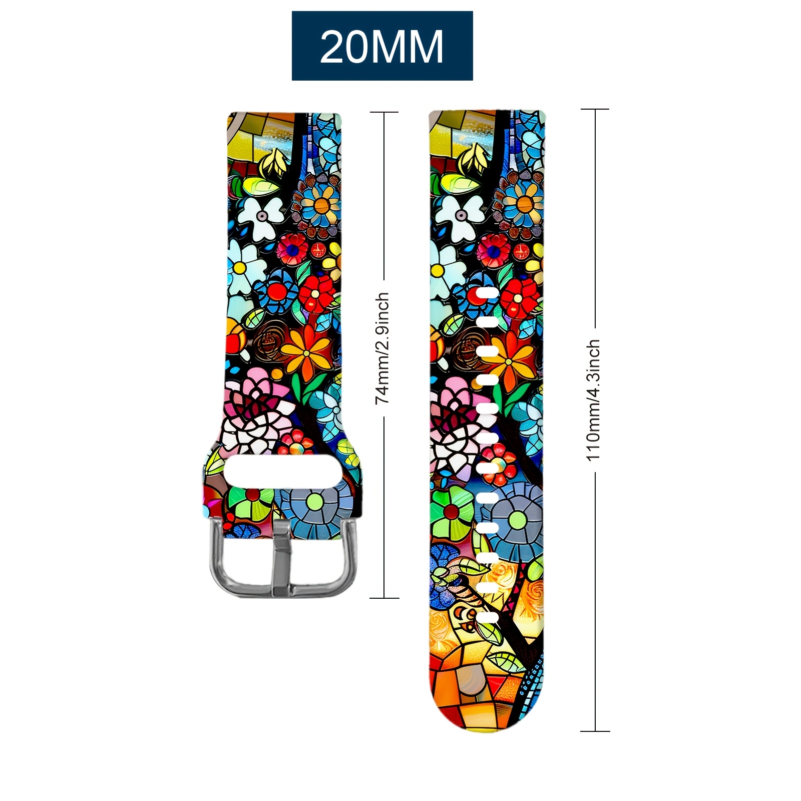 TEMU Correas compatibles para for Samsung Galaxy Watch, cierre magnético, correa de silicona que absorbe la humedad, adecuadas para todas las series