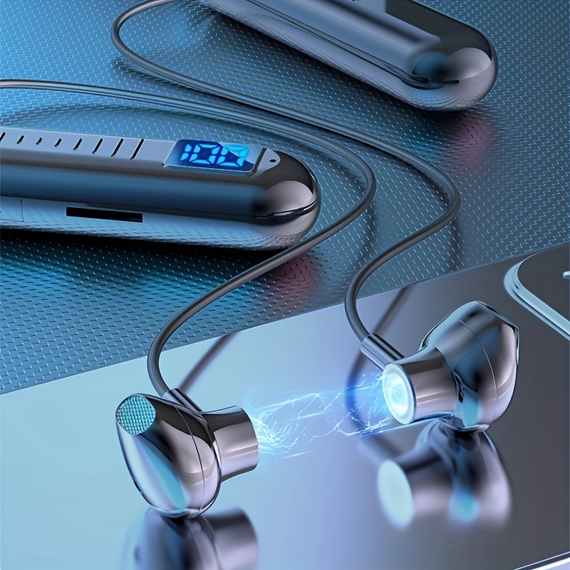 new long lasting large capacity wireless headphones with neck strap for sports and running Product details 5