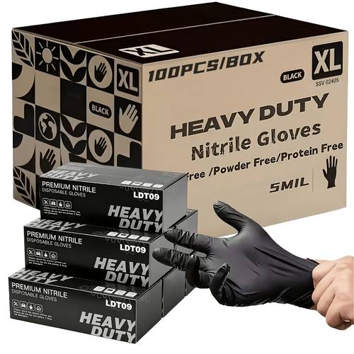 disposable heavy duty nitrile gloves xl sizes thickened disposable housework gloves suitable for home cleaning pet bathing hair salon home cleaning disposable nitrile gloves