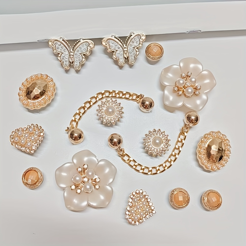 Pendentifs Chaussures Scintillants Nityunn - Perles & Cristaux Pour Décorer Tes Baskets Et Sandales !