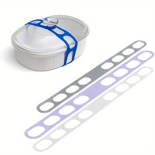 adjustable silicone lid strap leak proof suitable for pots and bowls office camping and catering multi purpose band