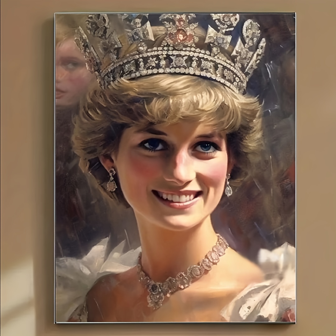 

Kit de Peinture de Diamant Princesse Diana pour Adultes - Ensemble d'Art en Strass 5D à Complet DIY, Artisanat sur Toile Acrylique