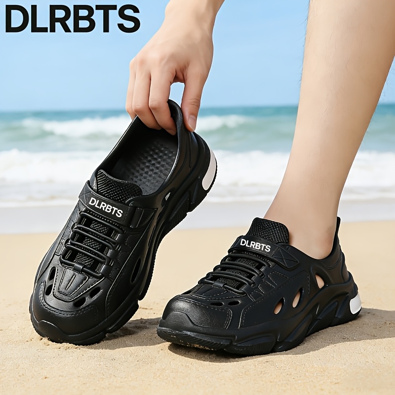 TEMU Dlrbts Super Ripple Hole Shoes Outdoor Shoes Men's Hiking Shoes Wading Sandals