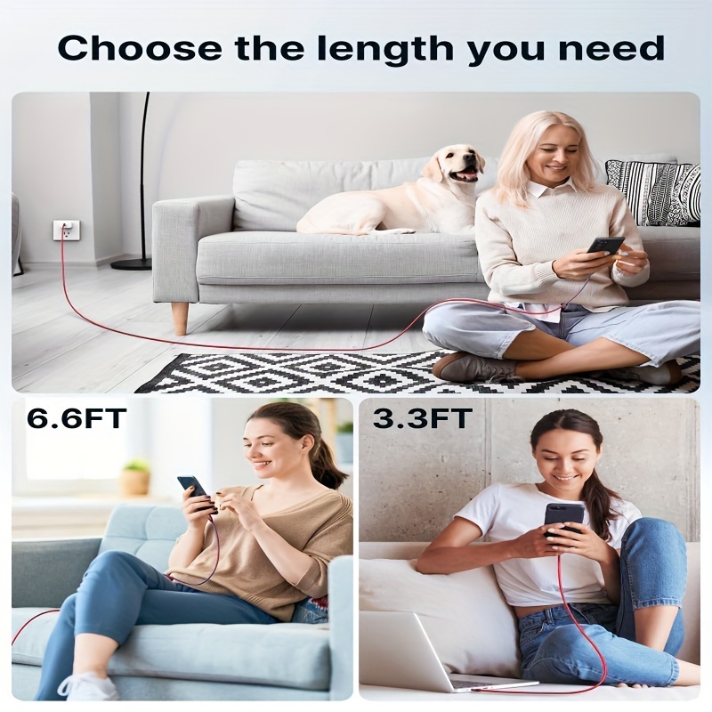Super Fast Charging, Support PD100W, High-speed Data Transmission, TYPE C to TYPE C Interface Data Cable, Suitable for Samsung, for iPhone 15, for MacBook/iPad And Xiaomi And Other Devices