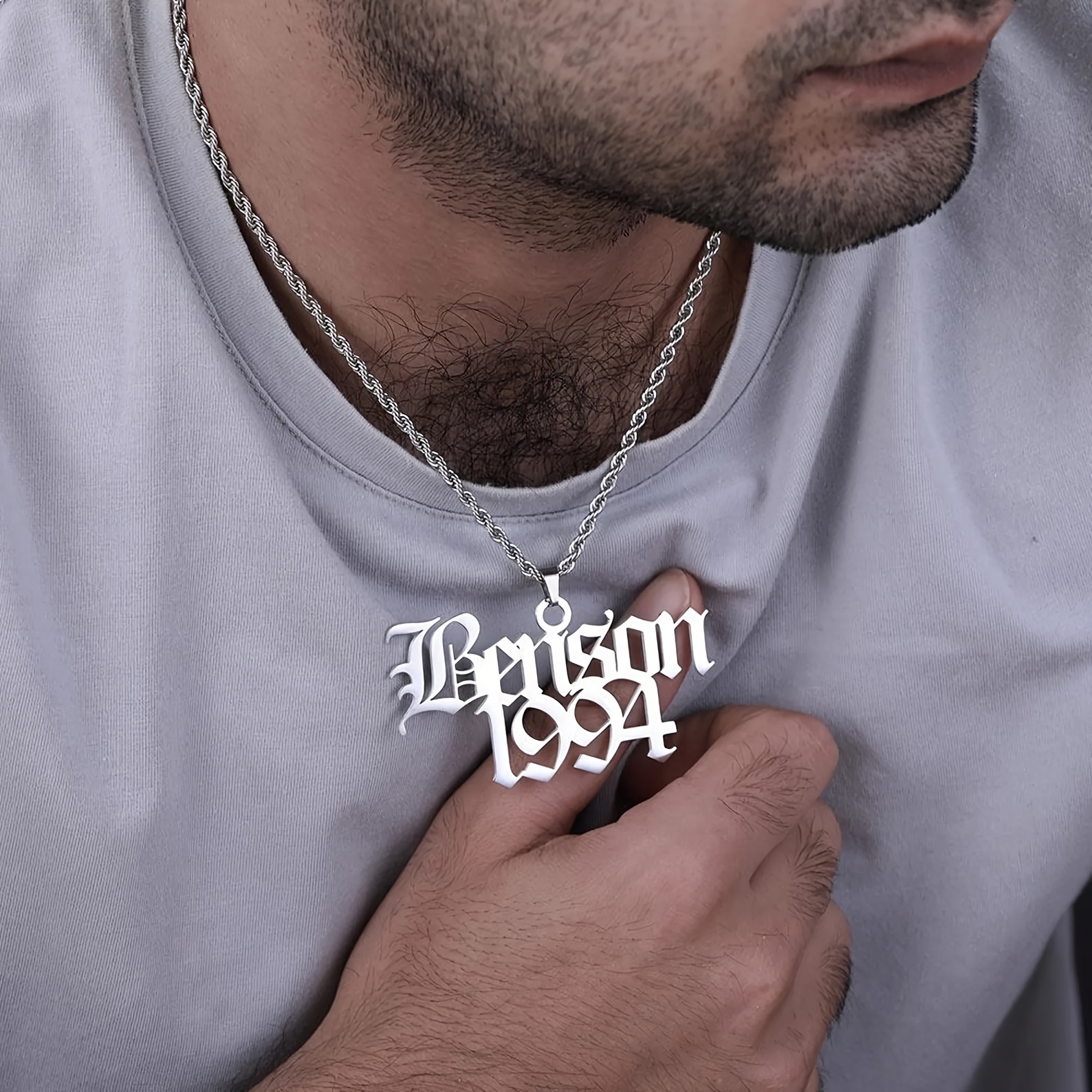 Custom Personalized Name Necklace for Him