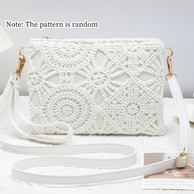 TEMU Borsa a tracolla da donna, borsa quadrata a , borsa da donna , elegante e , borsa a spalla e con texture