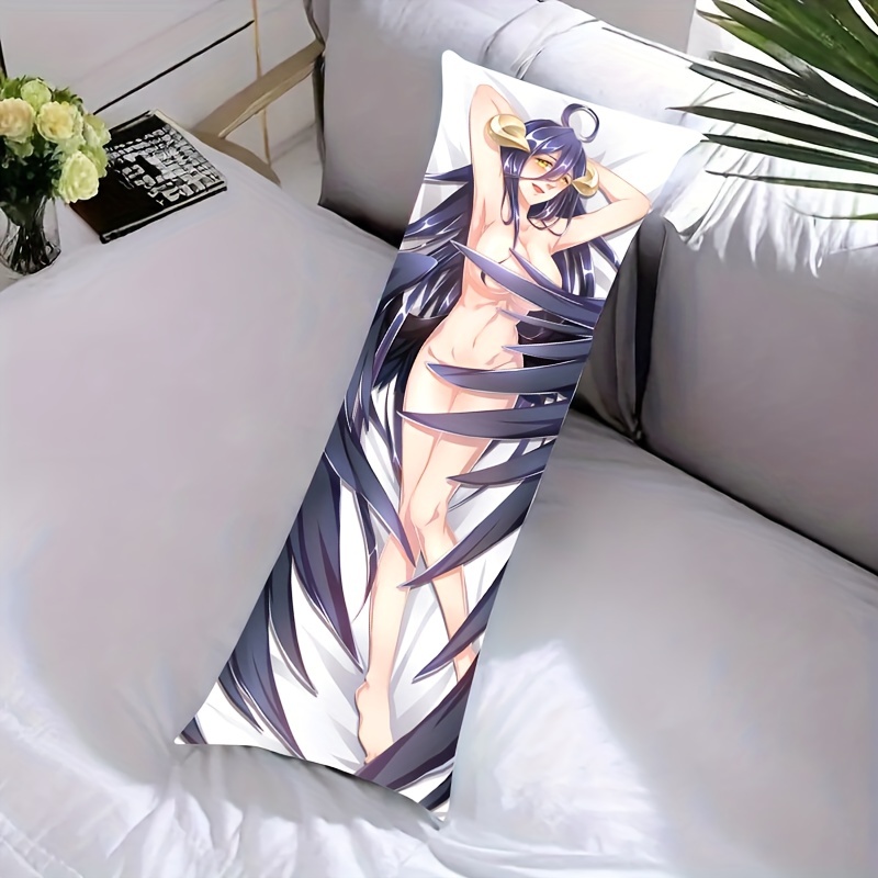 

1pc - Pillowcase, Printed, -size Long Pillowcase, , , , -free, Washable, Suitable For Bedroom & Decor