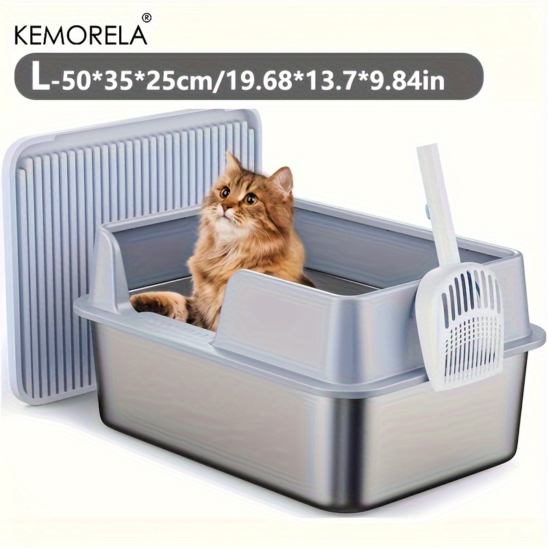 Non plastic cat litter box best sale