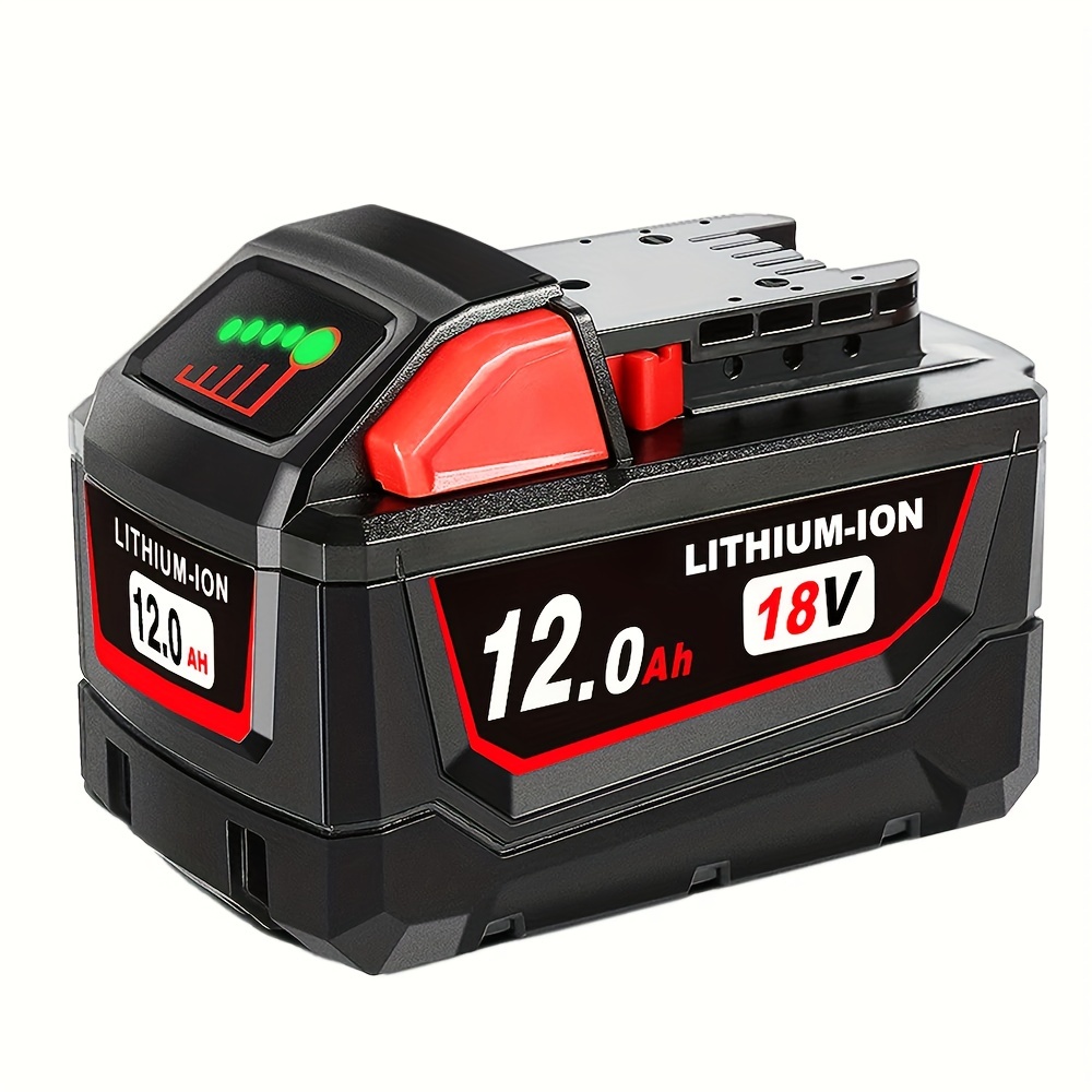 

18v 12.0ah Battery Replace For All M18 12000mah Cordless Power Tools Lithium-ion Battery Compatible With Tools And Charger 48-11-1850 48-11-1852 48-11-1850r 48-11-1840 48-11-1828 48-11-1820 M18 M18b