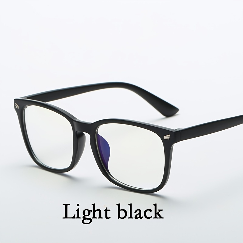 1pc Rmm Men's Transparent Computer Glasses - Full-rim Square Frame With, Non- Eyewear Suitable For Computer, Smartphone, Reading - (, Blonde/bald) - Ideal Tech Gift For Office & Gaming