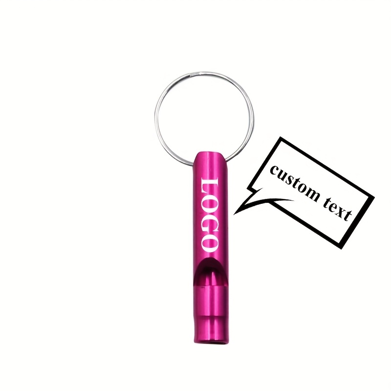 Customizable Aluminum Alloy Outdoor Survival Whistle