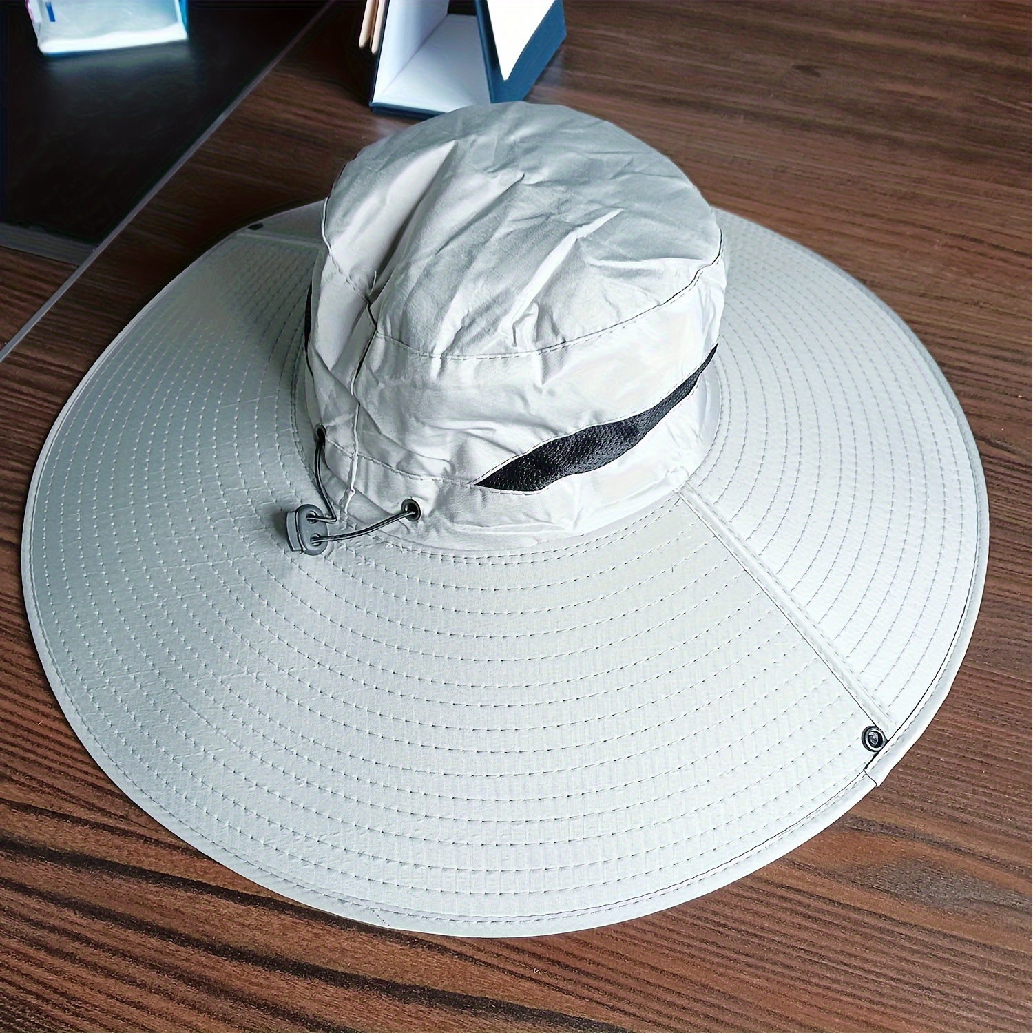 Upf50+ Super Wide Brim Sun Hat Waterproof Bucket Hat Fishing - Temu