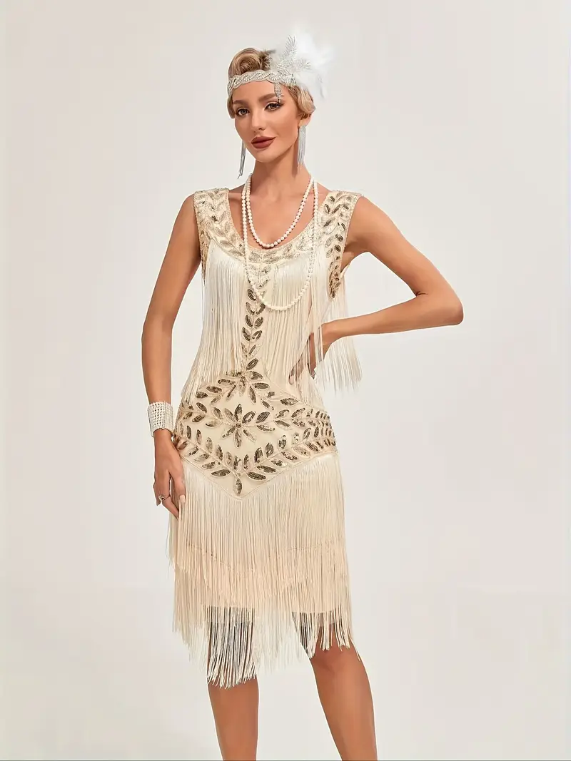 flapper dress short sleeve Amazon.com: Vijiv Women's Short Flapper Dress 1920s Gatsby Vintage Plus Size V Neck Beaded Art Deco Tassel Roaring 20's Dresses with Sleeves Beige : Clothing, Shoes & Jewelry