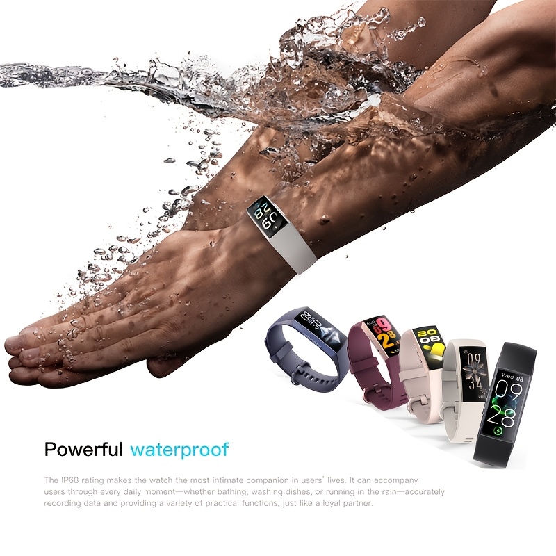 2026 Nieuwe Ultradunne Modieuze Fitnesstracker Slimme Armband voor Mannen, Ultradun Lichaam, Slaapmonitoring, Menstruatiereminder, Oproepreminder, Stappenteller, voor Mannen en Vrouwen, Compatibel met iPhone en Android, Perfect Cadeau