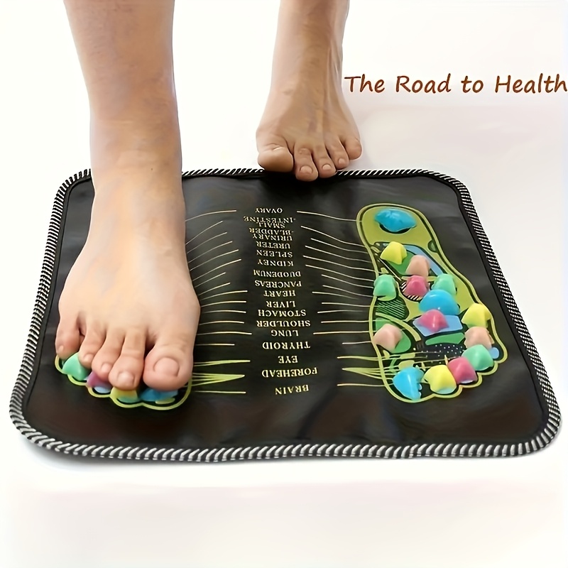 alfombra de masaje de pies con acupresión con 1 pieza de   de plástico   - alfombra de estimulación de puntos de acupuntura para pies para   del cansancio, herramienta de reflexología manual sin necesidad de energía detalles 0