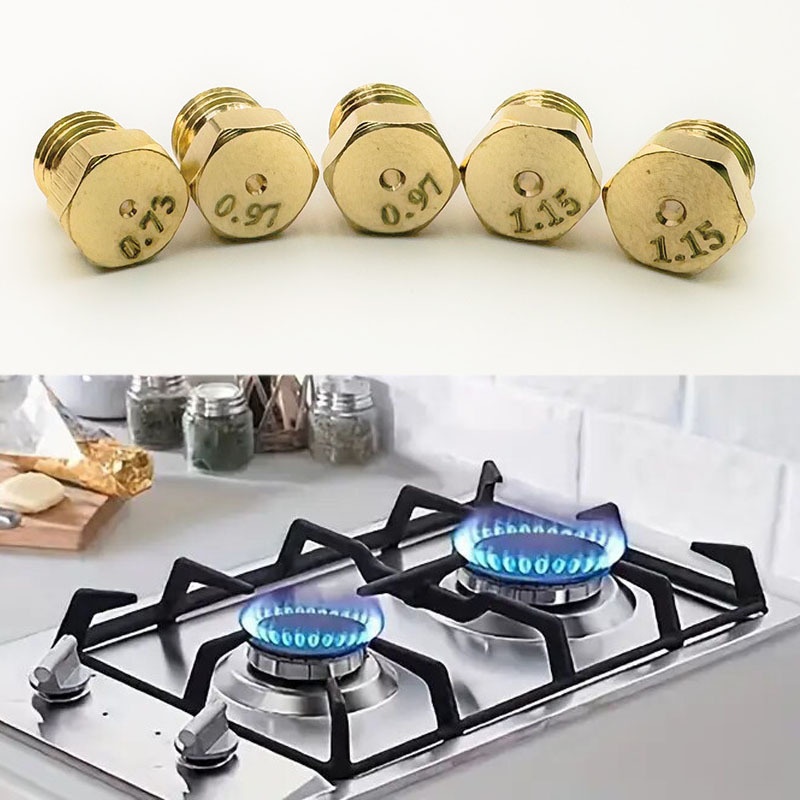 10 UGELLI UNIVERSALI A GAS BOMBOLA GPL CUCINE GAS CHIAVE A TUBO 6 / 7 - Foto 9