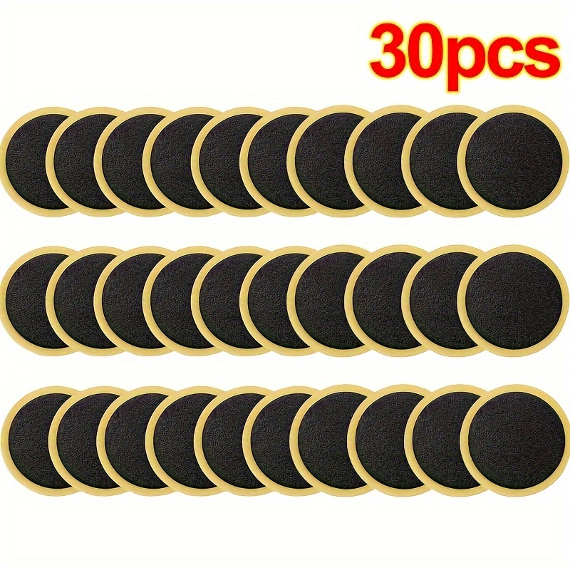 TEMU 30pcs Glue-free Tire Patches Tool Quick Repairing Tire Protection Patch Adhesive Quick Drying Motorcycle Accessories