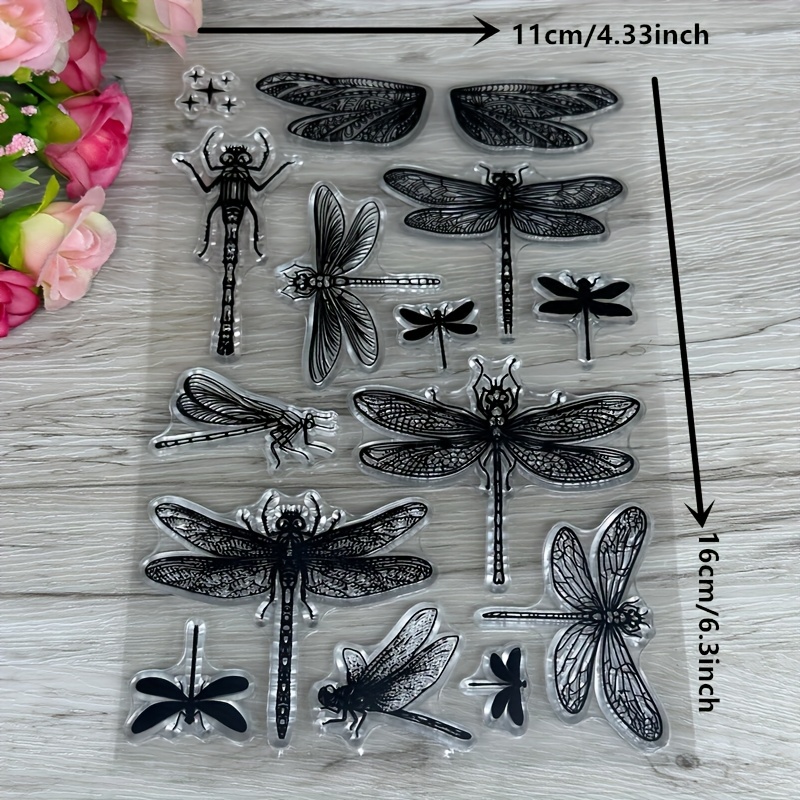 Dragonfly Clear Stamps Diy Scrapbooking Stamps Paper Card Decoration Photo Gift