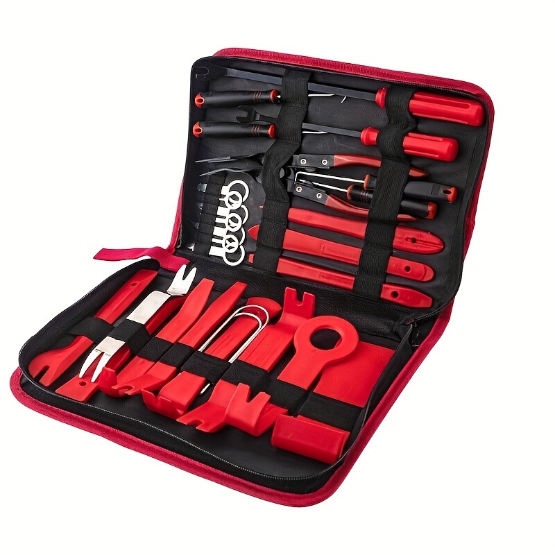 TEMU Car Removal Tool 39pcs Set For Car Window Molding Remover Pry Tool Kit Automotive Tool Auto Body Removal Tool Kit