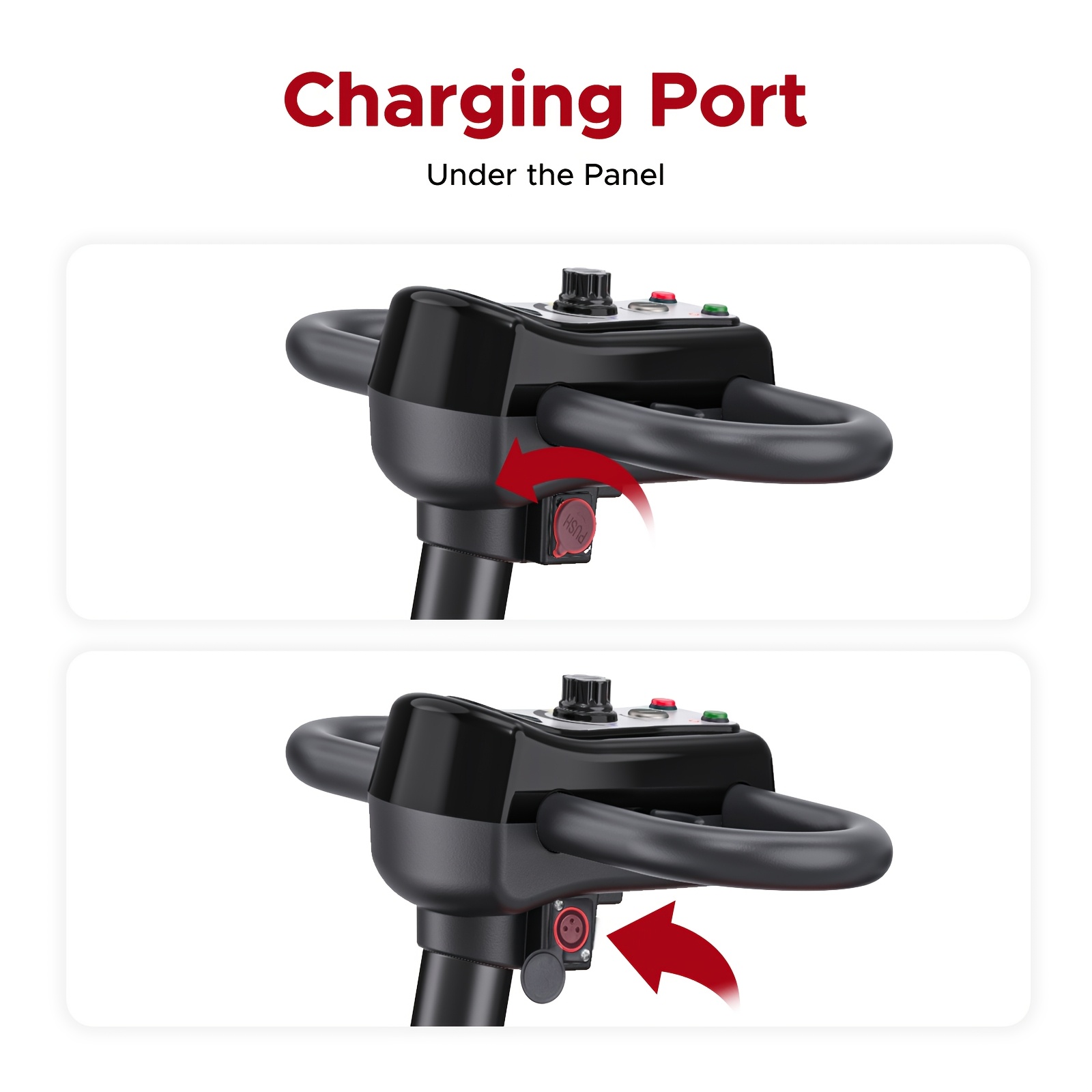 folding 4 wheel mobility scooter 250w motor 24v 12ah battery 15 5 mile range 8 solid tires 265 lbs capacity 37 2kg detachable basket front light compact portable for   perfect gift for moms   Product details 6