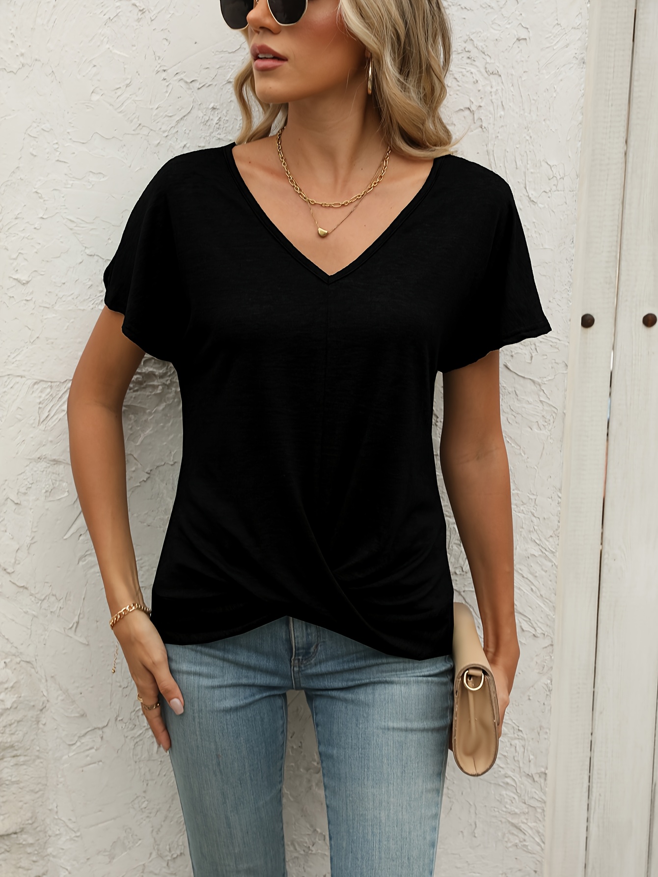 Women's Casual Short-Sleeve T-Shirt Top